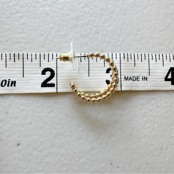 Sugarfix By BAUBLEBAR Crystal Beaded Double Hoop Earrings - Picture 4 of 6